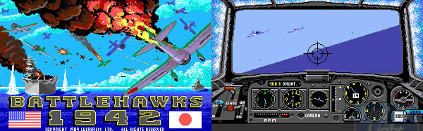 Лучшие игры студии LucasArts - авиасимулятор Battlehawks 1942 - где скачать