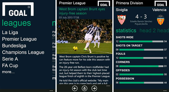 Лучшие футбольные приложения для смартфонов и планшетов на Windows Phone - обзор - где скачать