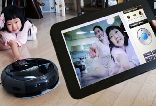 Робот пылесос Samsung Navibot S с управлением через планшет или смартфон - настроить приложение