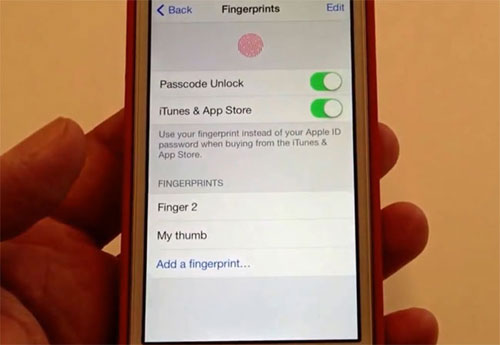 Как настроить сканер отпечатка пальца в iPhone 5S - инструкция