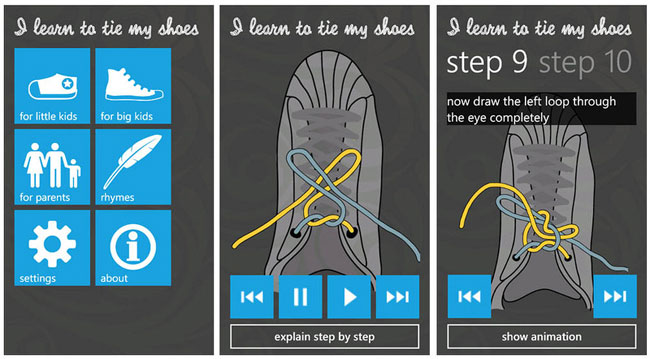 Как научить ребенка завязывать шнурки без помощи смартфона или планшета